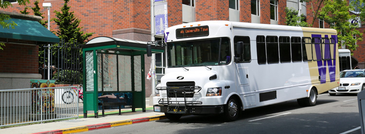 health sciences express shuttle stopping at roosevelt clinic