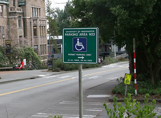 blind woman crossing stevens way with friend