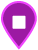 magenta map marker with square symbol