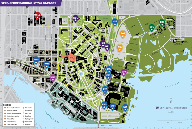 University Of Washington Map Maps-750X506-Self-Serve-Lots-All-20190722.Jpg | Transportation Services