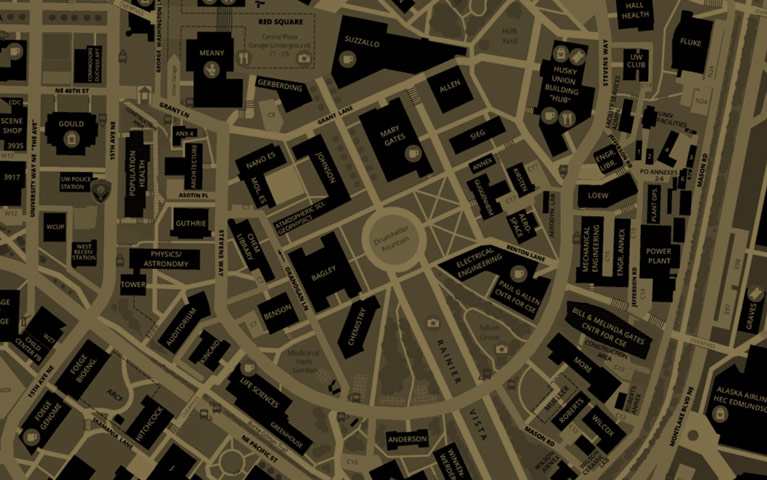 graphic of campus map