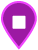 magenta map marker with square symbol