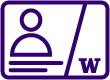 purple icon of U-PASS bus pass