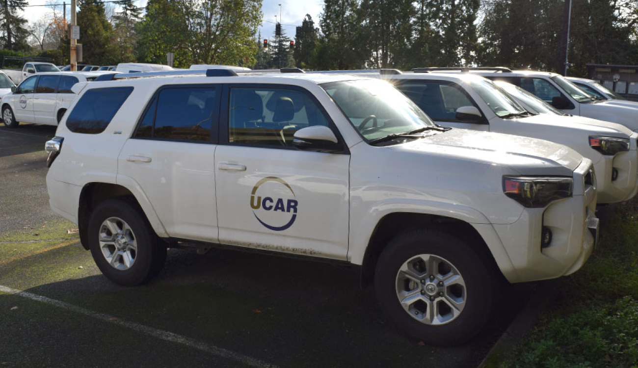 toyota 4runner ucar vehicle parked in a lot