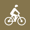 icon of a bicycle rider